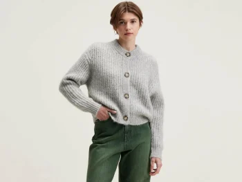 Online Bellerose Adyka V-hals Cardigan Light Grey