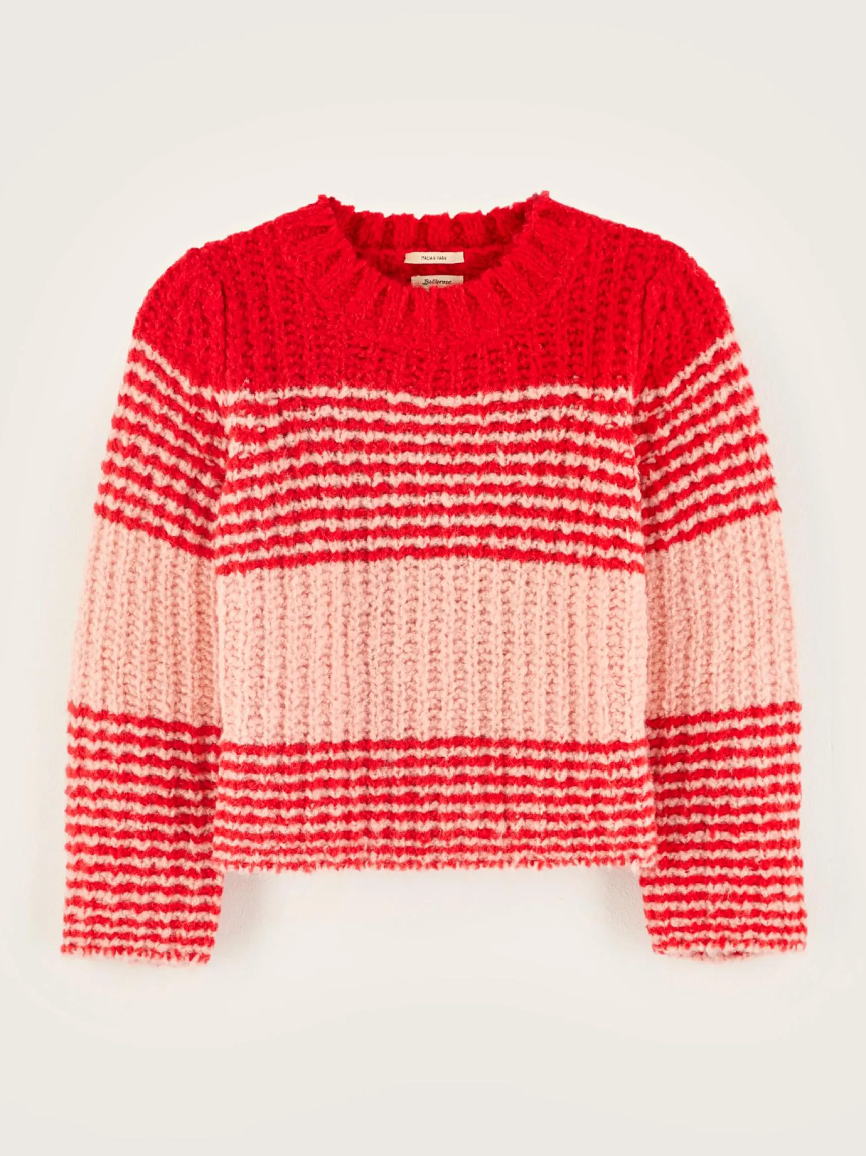 agond-ronde-hals-trui-KVHGNTtN-1.webp Sale Bellerose Agond Ronde Hals Trui Fiesta / Rosette