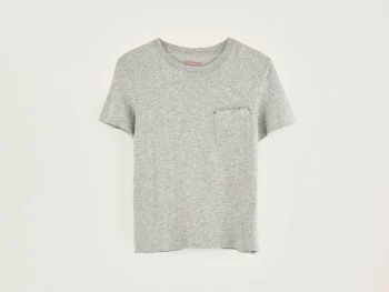 Outlet Bellerose Aldo Korte Mouwen T-shirt Heather Grey
