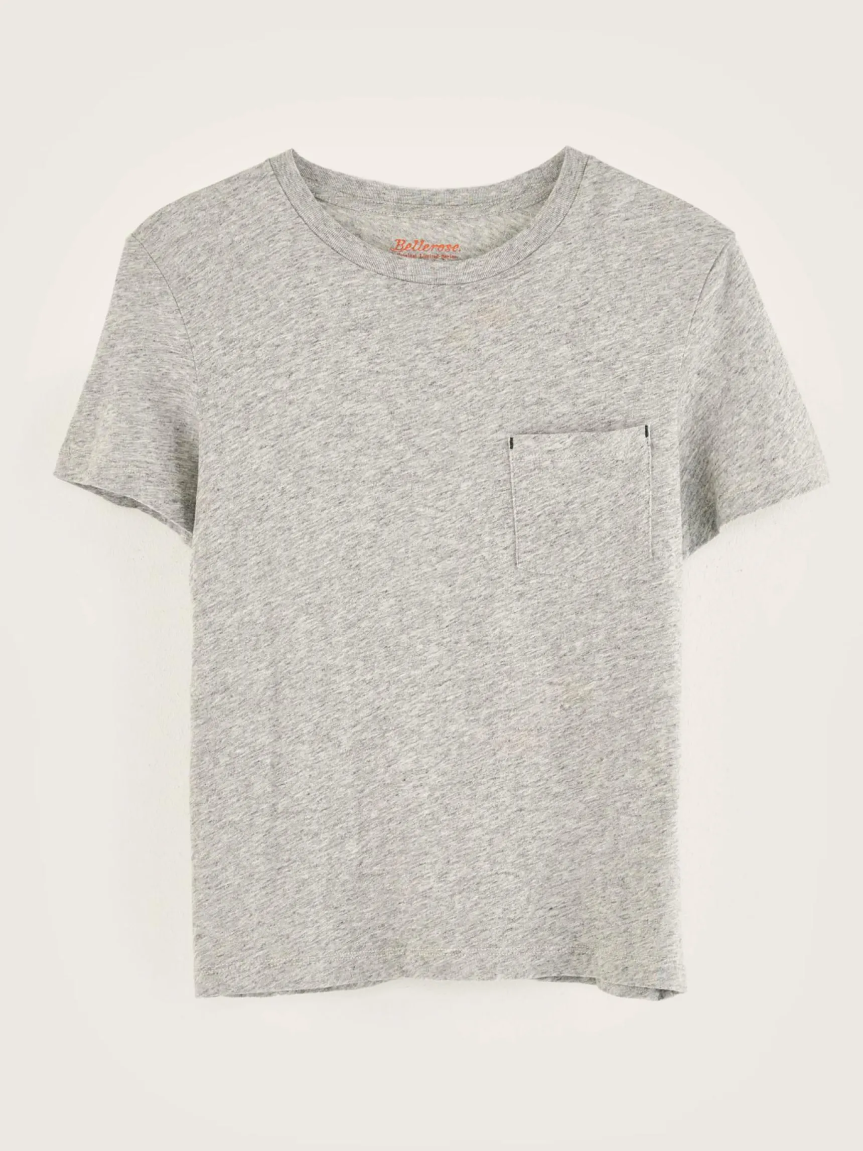 aldo-korte-mouwen-t-shirt-IoXJYaXx-1.webp Outlet Bellerose Aldo Korte Mouwen T-shirt Heather Grey