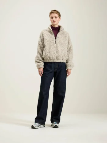 Hot Bellerose Alixe Teddy Sweatshirt Heather Grey