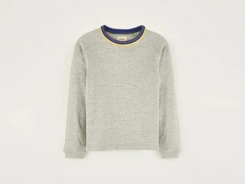 Discount Bellerose Arkas Lange Mouwen T-shirt Heather Grey