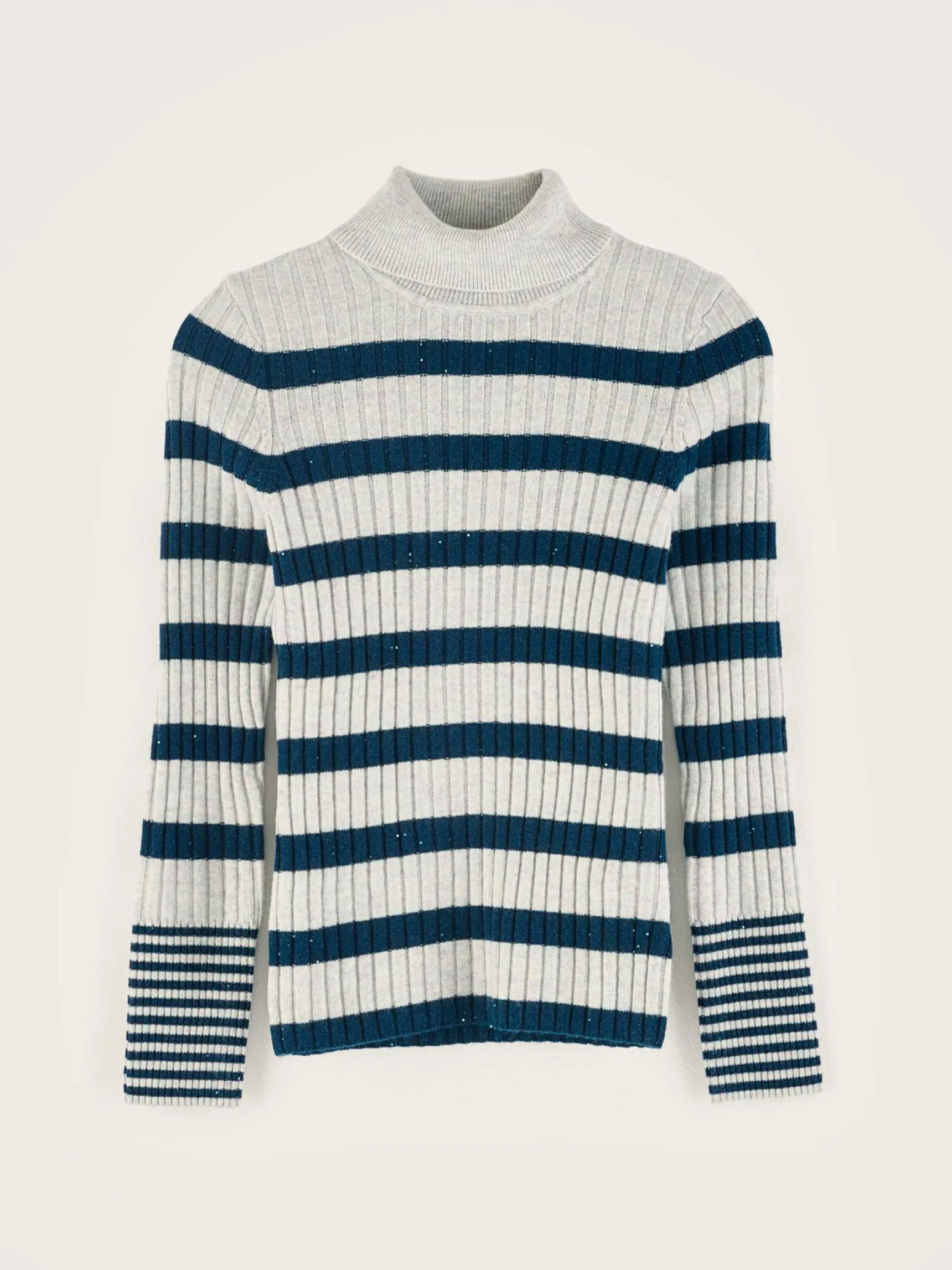 ayre-hoge-hals-trui-KJQIaHvv-1.webp Hot Bellerose Ayre Hoge Hals Trui Blue Jeans / Multicolor