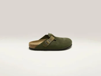 Fashion Birkenstock Boston Gemengd Leder Voor Mannen