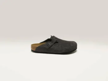 Outlet Birkenstock Boston Suede Leder Voor Mannen