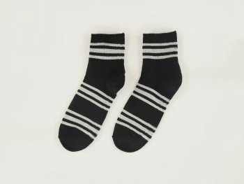 Outlet Bellerose Bitia Enkel Sokken Black / Natural