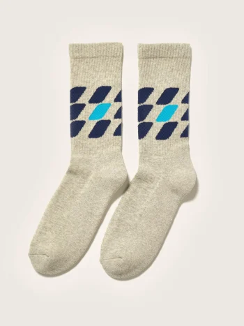 New Bellerose Buiky Sokken Heather Grey / Myosotis