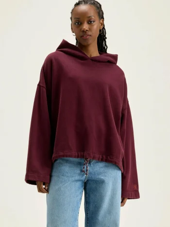 Outlet Bellerose Cate Hoodie Wine