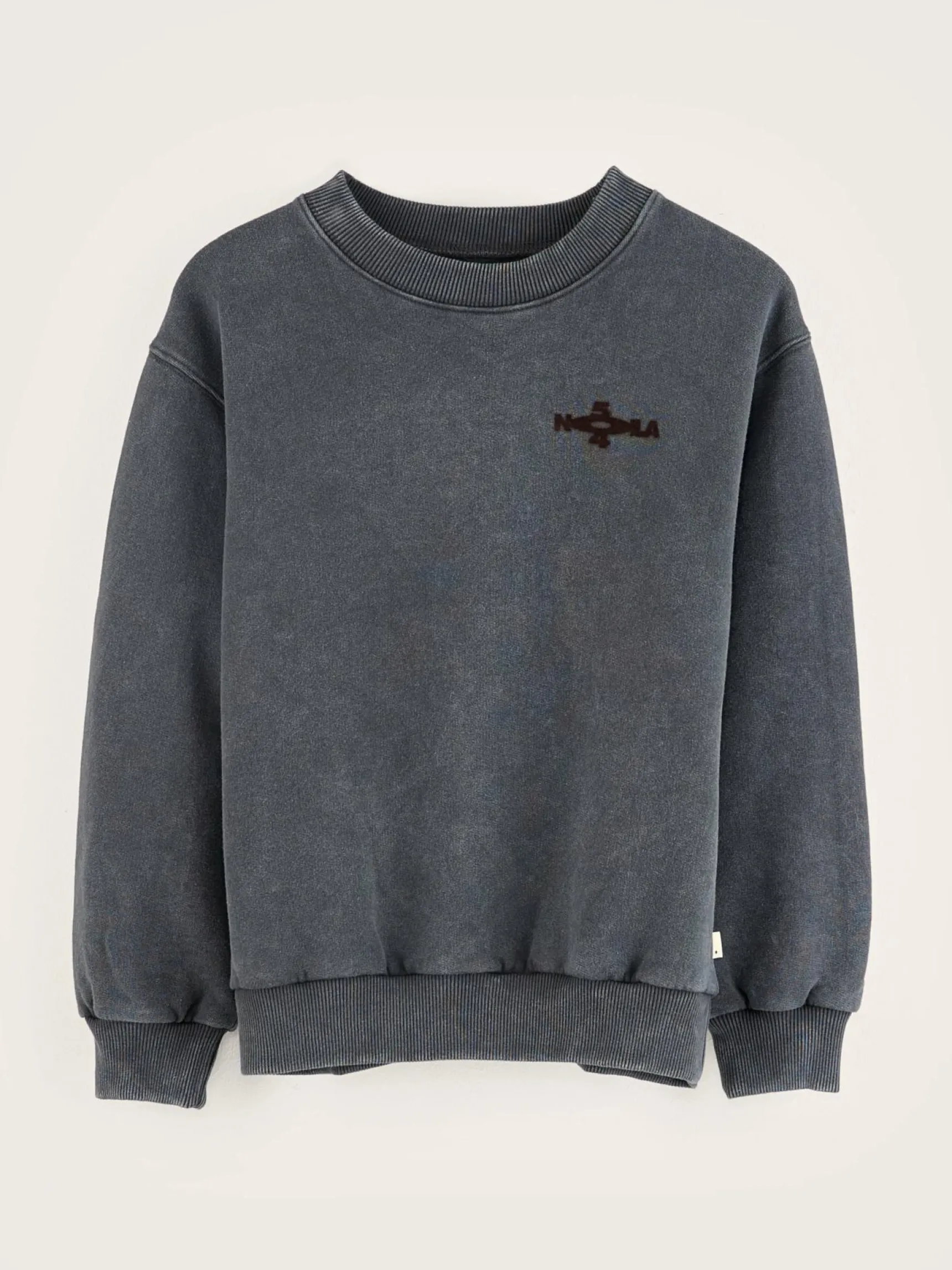 chami-ronde-hals-sweatshirt-pCreeycN-1.webp Sale Bellerose Chami Ronde Hals Sweatshirt Black Sand