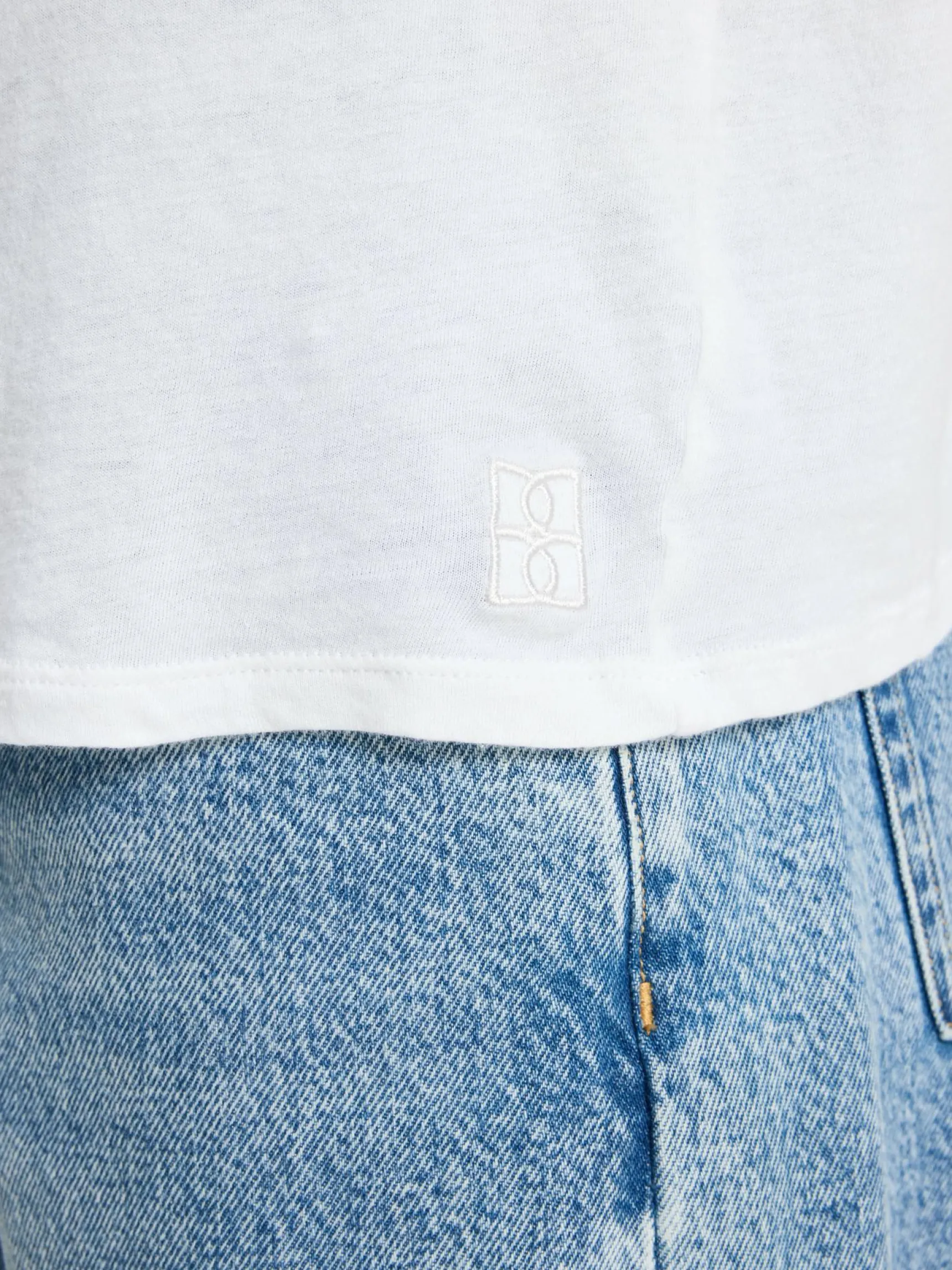 covi-korte-mouwen-t-shirt-dZjjvGgc-4.webp Clearance Bellerose Covi Korte Mouwen T-shirt White