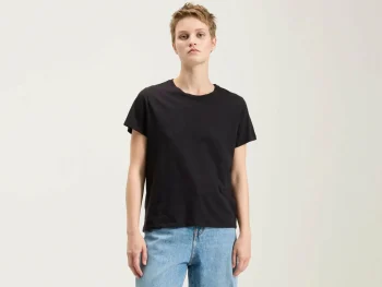 Fashion Bellerose Covi Korte Mouwen T-shirt Off Black