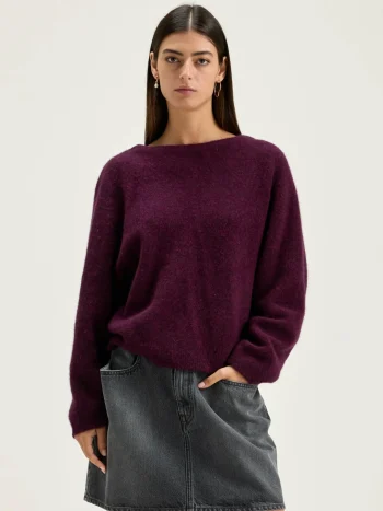 Outlet Bellerose Deros Ronde Hals Trui Wine