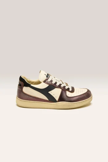 Fashion Diadora Mi Basket Low Metallic Dirty Voor Vrouwen