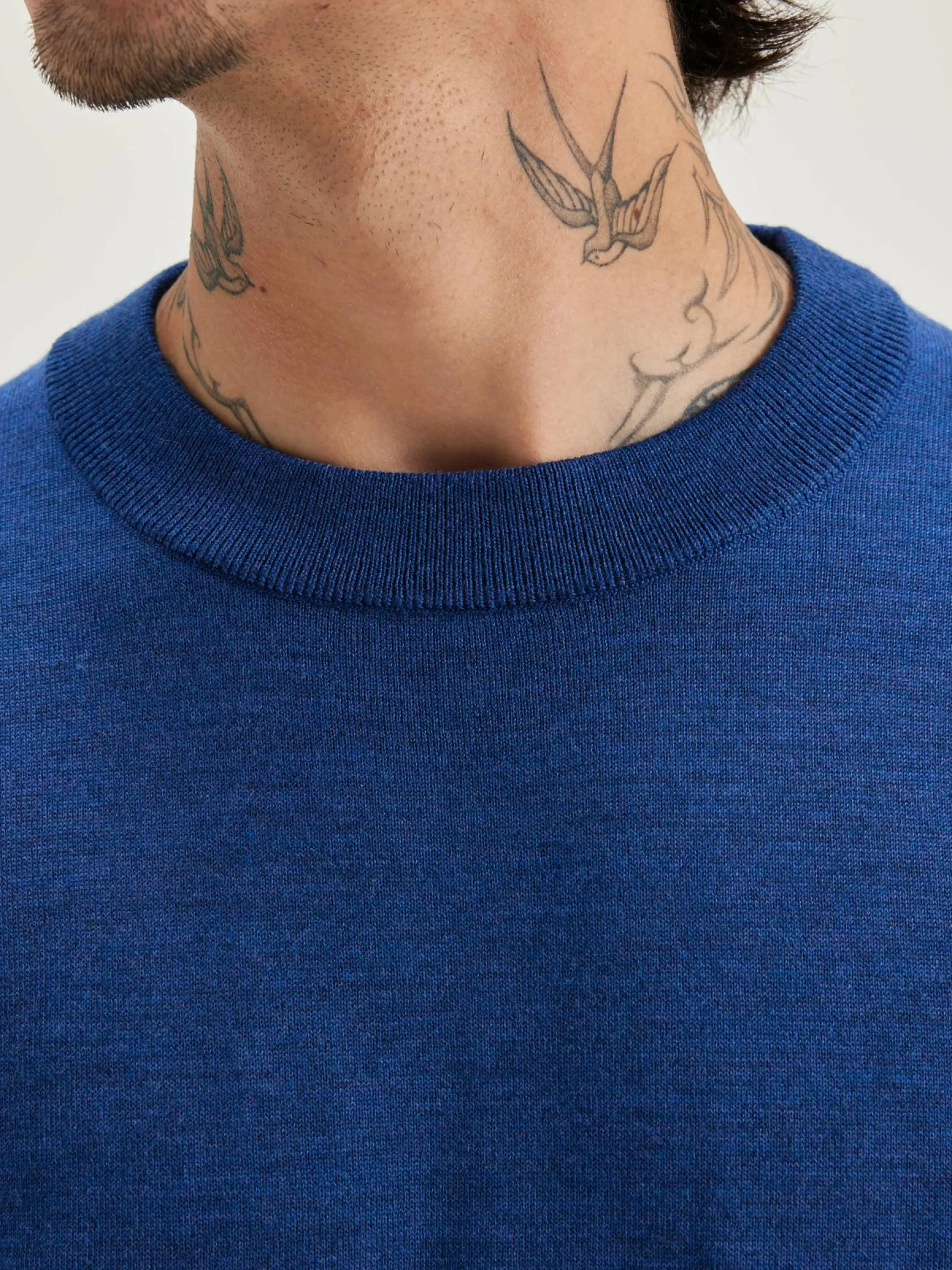 dilliv-ronde-hals-trui-JUoBLoMP-4.webp Clearance Bellerose Dilliv Ronde Hals Trui Blue Mix