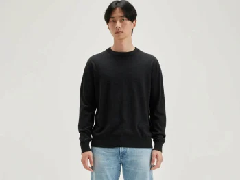 Outlet Bellerose Dilliv Ronde Hals Trui Off Black