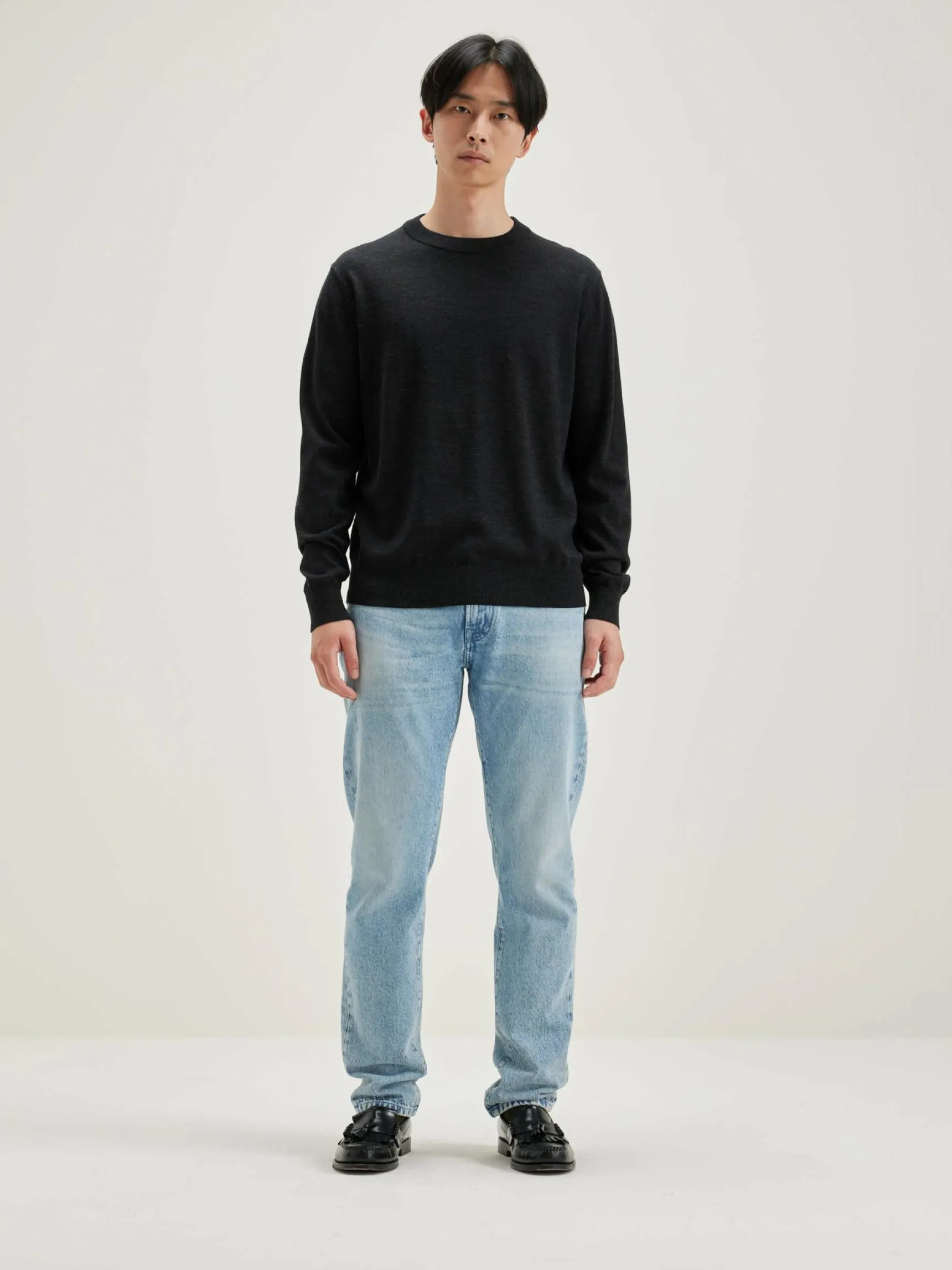 dilliv-ronde-hals-trui-zflMUnQU-2.webp Outlet Bellerose Dilliv Ronde Hals Trui Off Black