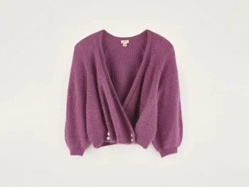 Discount Bellerose Dioph V-hals Wikkelcardigan Lychee