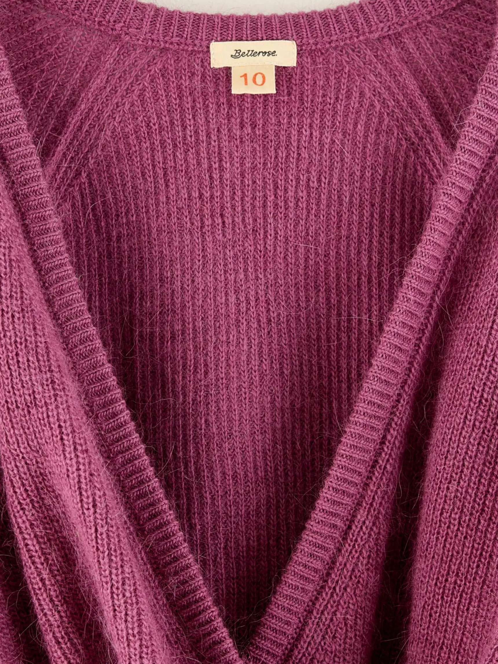 dioph-v-hals-wikkelcardigan-TSSLPiem-2.webp Discount Bellerose Dioph V-hals Wikkelcardigan Lychee