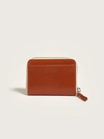 Fashion Bellerose Dolhy Portemonnee Met Rits Cognac