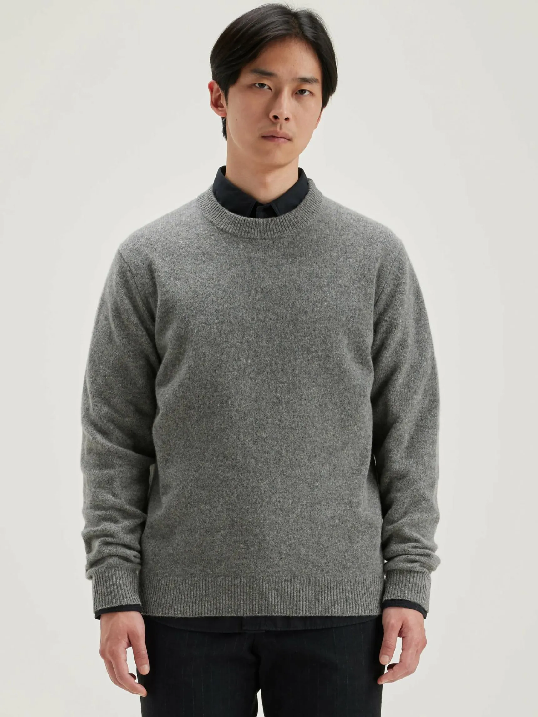 donoon-ronde-hals-trui-OjGIVvQt-1.webp Fashion Bellerose Donoon Ronde Hals Trui Mid Grey