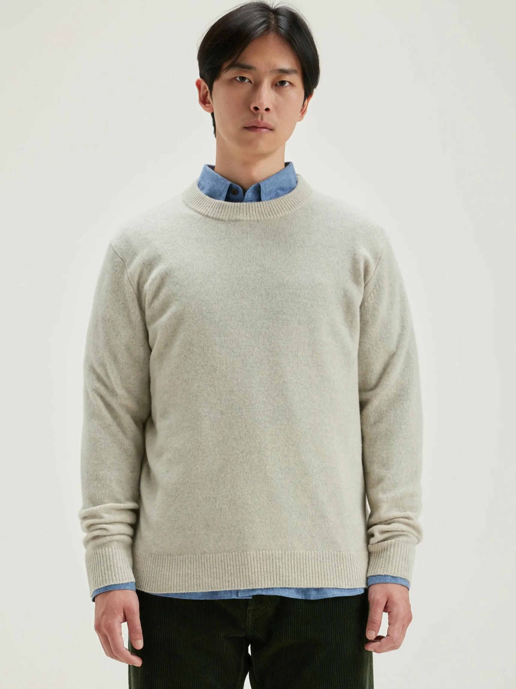 donoon-ronde-hals-trui-XICcGJYR-1.webp New Bellerose Donoon Ronde Hals Trui Oyster