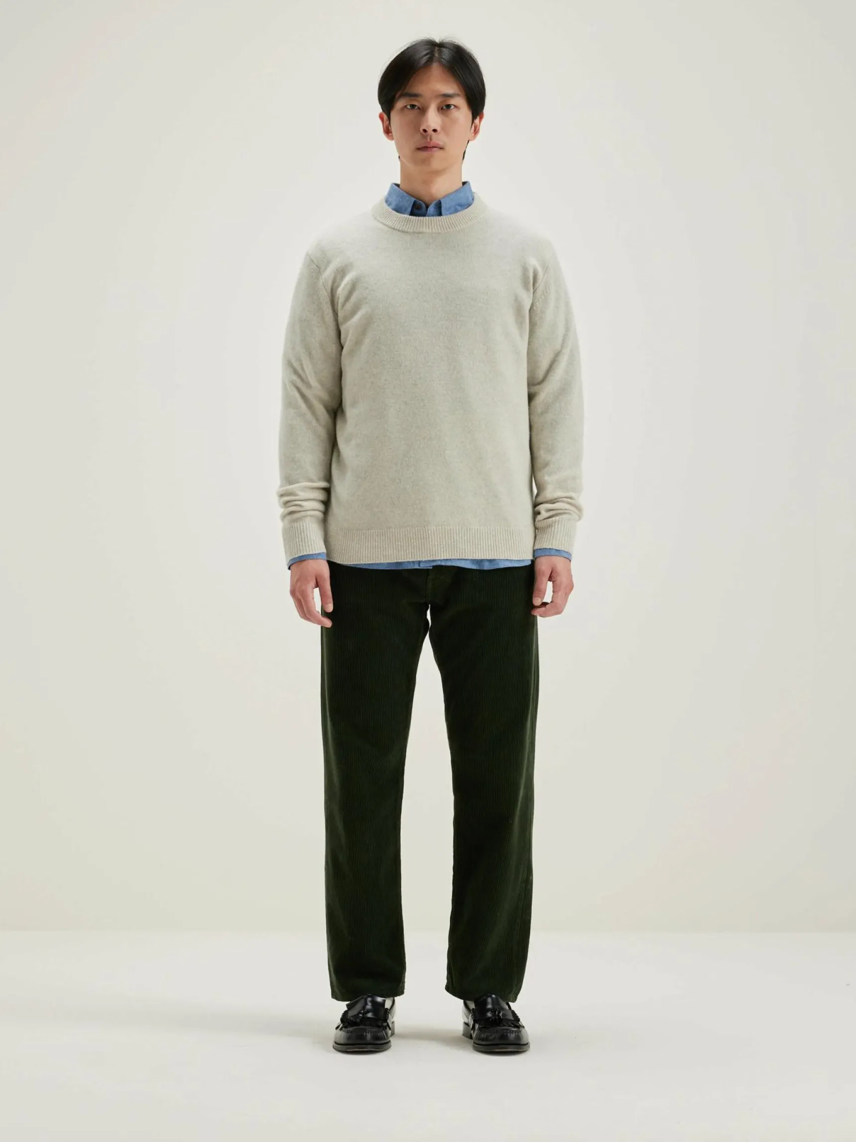 donoon-ronde-hals-trui-XICcGJYR-2.webp New Bellerose Donoon Ronde Hals Trui Oyster