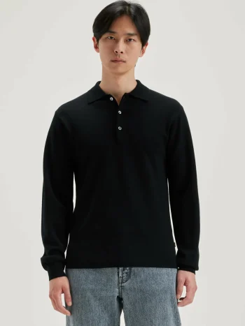 Best Bellerose Dynol Polo-style Trui Black Blue