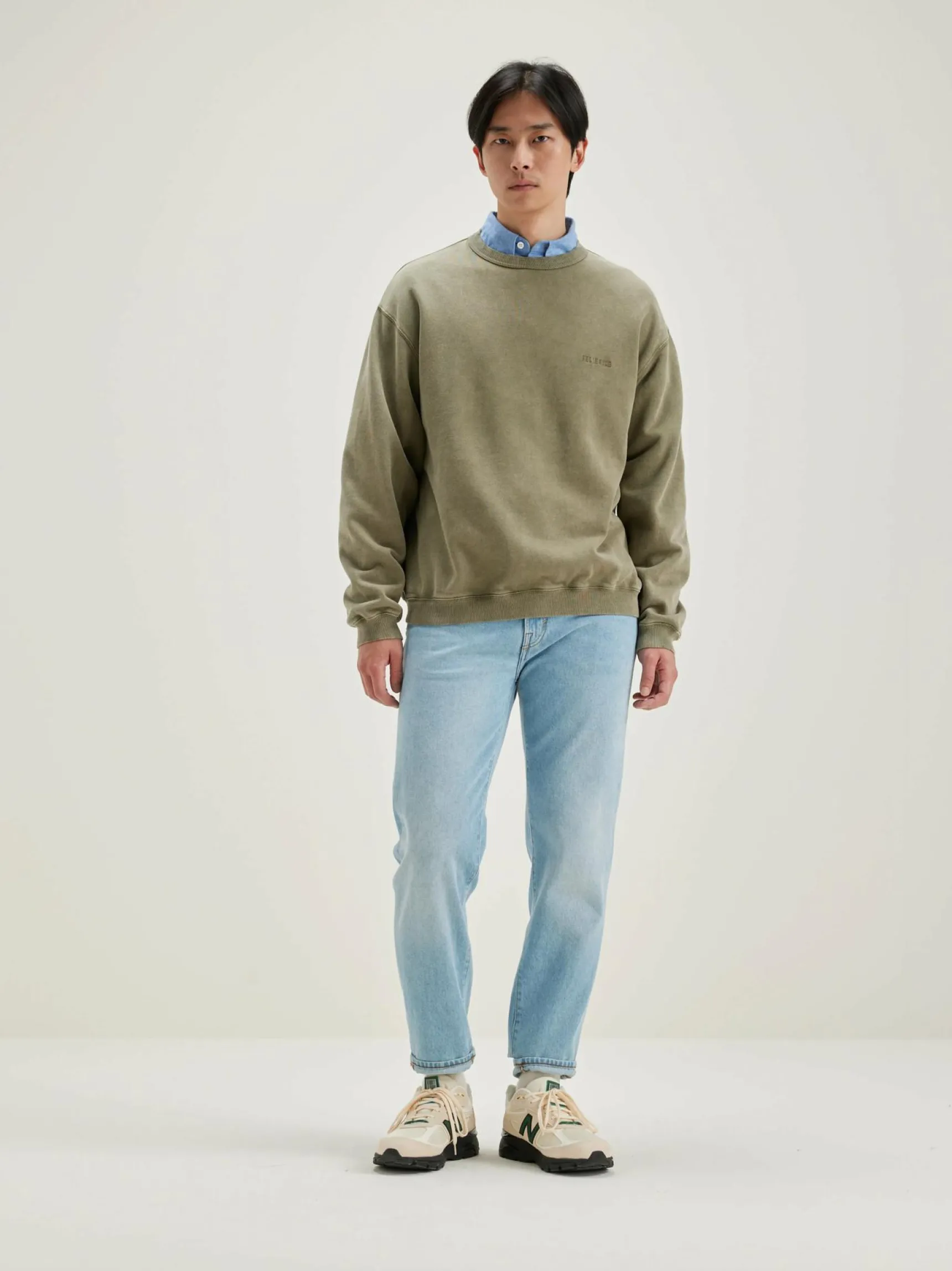 fabien-ronde-hals-sweatshirt-LFwoOIHA-2.webp Discount Bellerose Fabien Ronde Hals Sweatshirt Military
