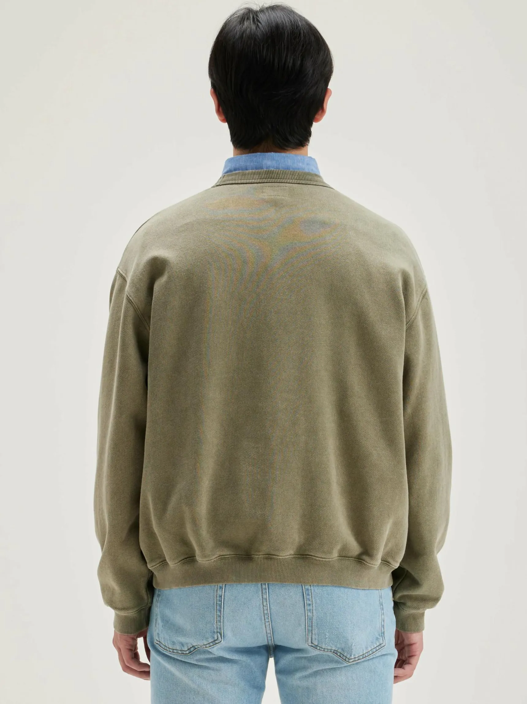 fabien-ronde-hals-sweatshirt-LFwoOIHA-3.webp Discount Bellerose Fabien Ronde Hals Sweatshirt Military