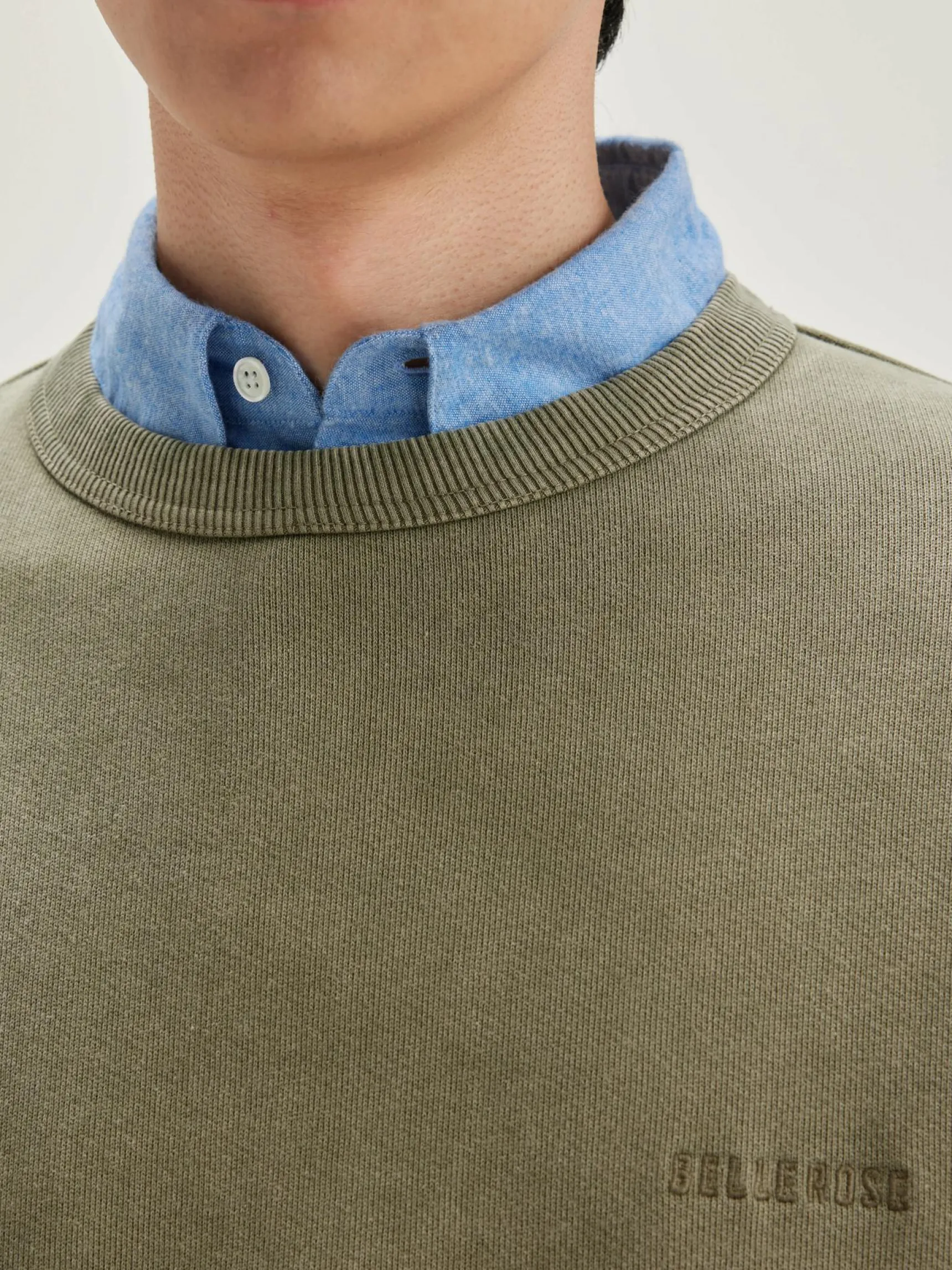 fabien-ronde-hals-sweatshirt-LFwoOIHA-4.webp Discount Bellerose Fabien Ronde Hals Sweatshirt Military