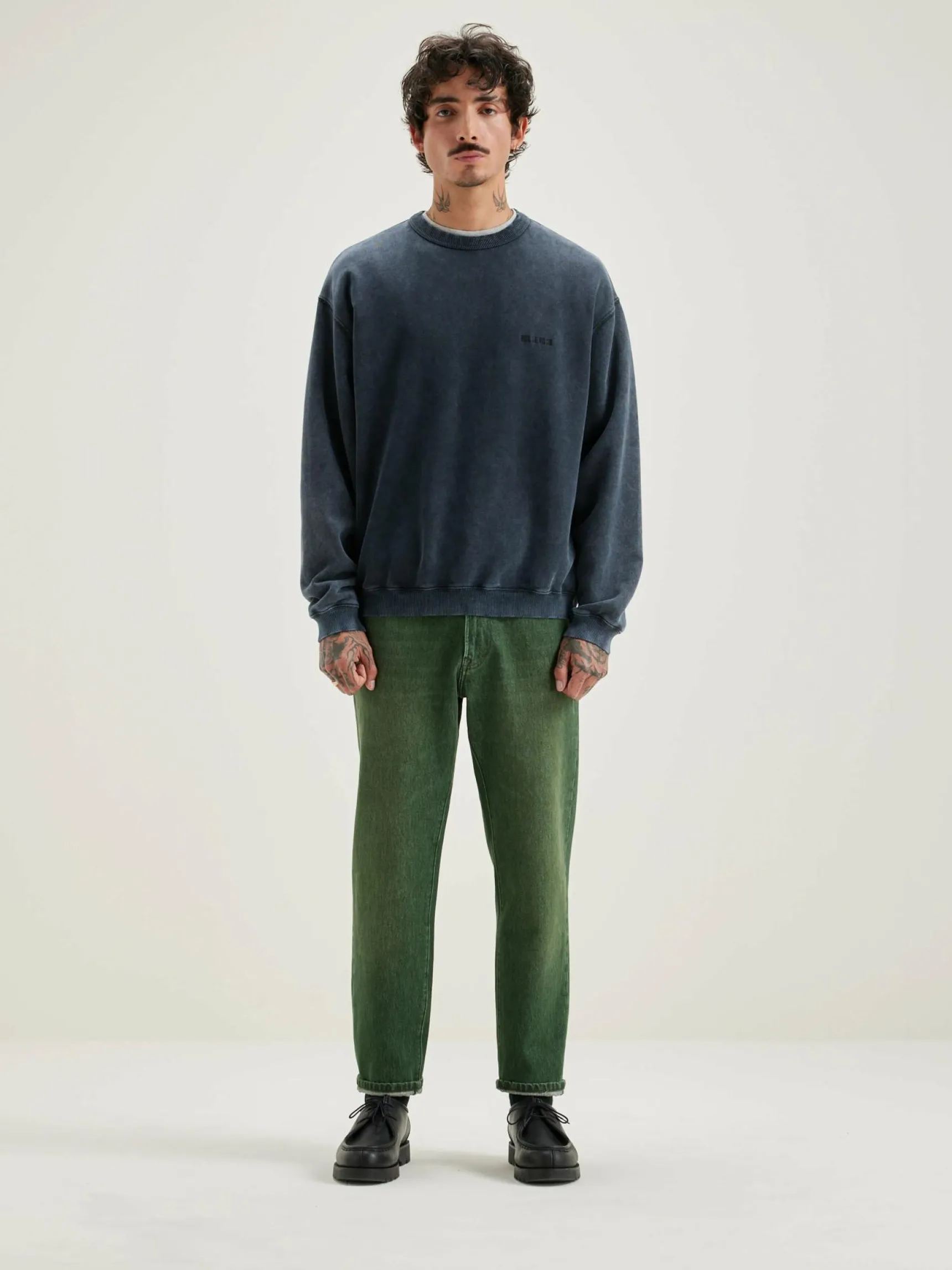 fabien-ronde-hals-sweatshirt-VdQeSzgq-2.webp Clearance Bellerose Fabien Ronde Hals Sweatshirt Black Blue