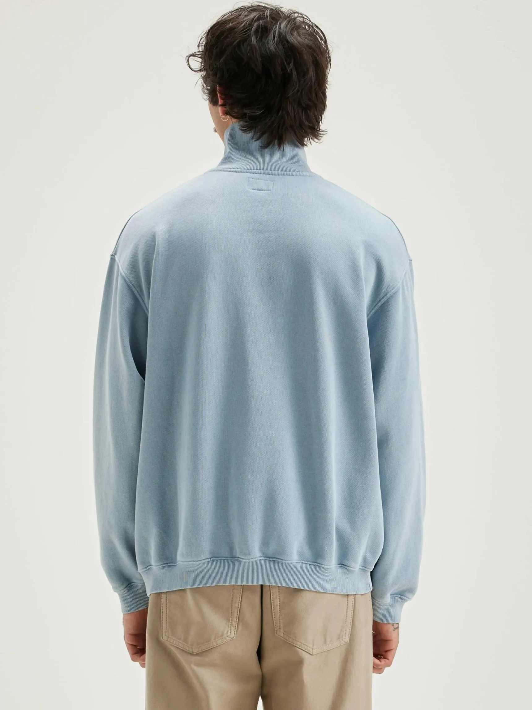 fabro-sweatshirt-met-rits-LAilmxtl-3.webp Online Bellerose Fabro Sweatshirt Met Rits Chambray