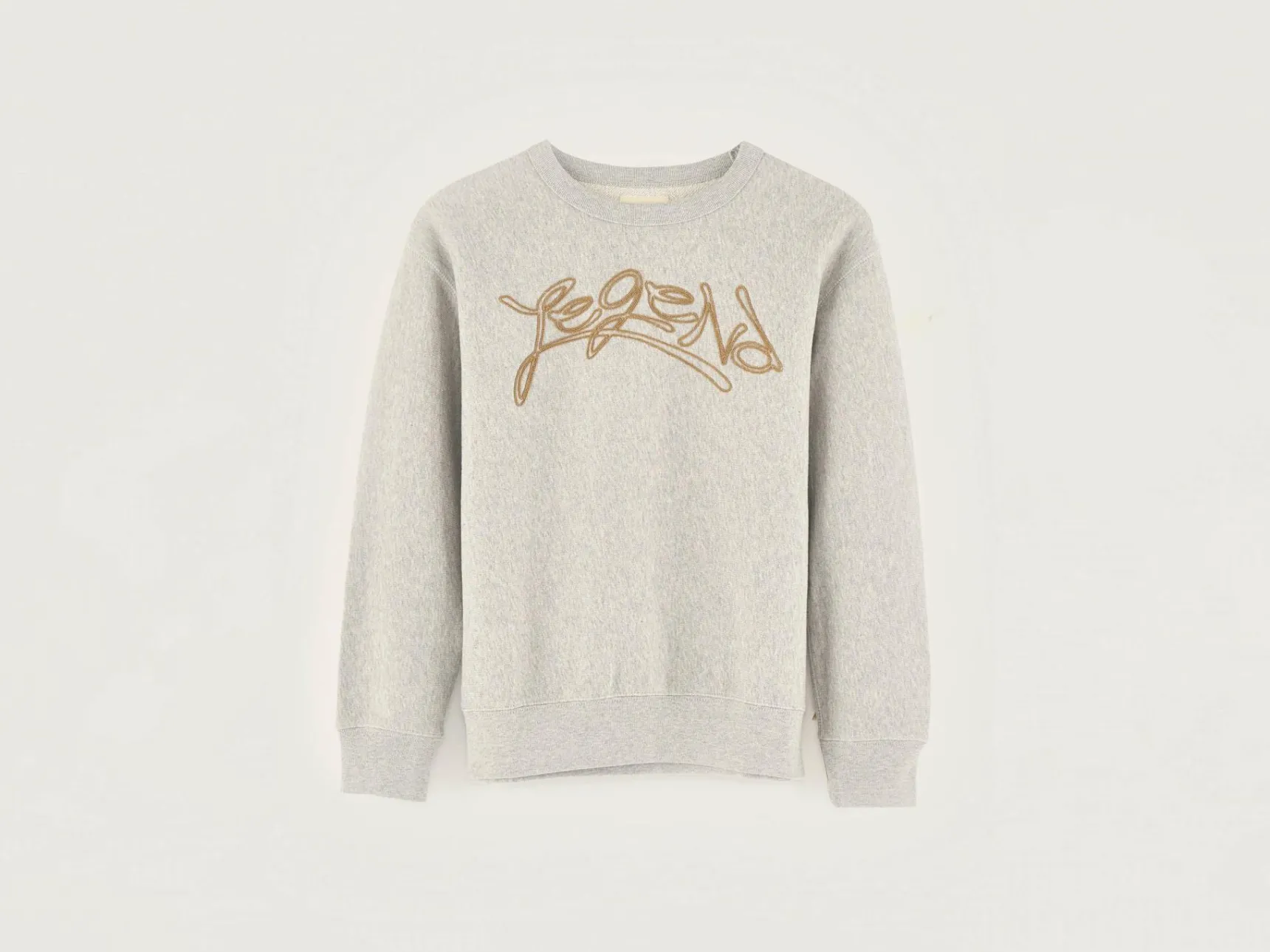 fago-ronde-hals-sweatshirt-tFYoDYoz-0.webp Online Bellerose Fago Ronde Hals Sweatshirt Heather Grey
