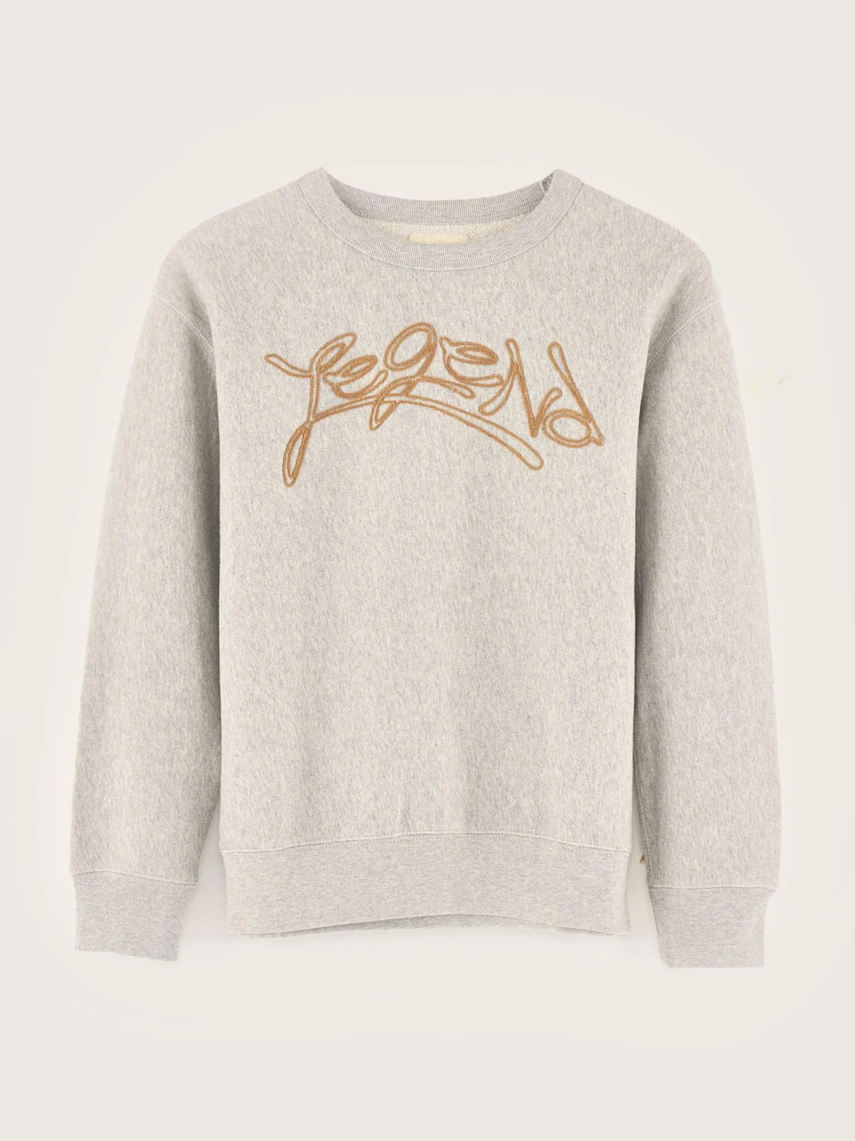 fago-ronde-hals-sweatshirt-tFYoDYoz-1.webp Online Bellerose Fago Ronde Hals Sweatshirt Heather Grey