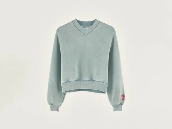 Clearance Bellerose Febie V-hals Sweatshirt Hydro