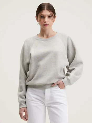 Sale Bellerose Fella Relaxed Sweatshirt Heather Grey