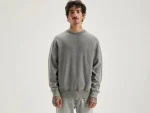 Best Bellerose Flake Ronde Hals Sweatshirt Deep Grey