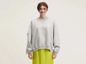 New Bellerose Flips Ronde Hals Sweatshirt Heather Grey