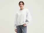 Sale Bellerose Flips Ronde Hals Sweatshirt Vintage White