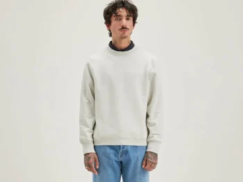 Best Bellerose Flock Ronde Hals Sweatshirt Craie