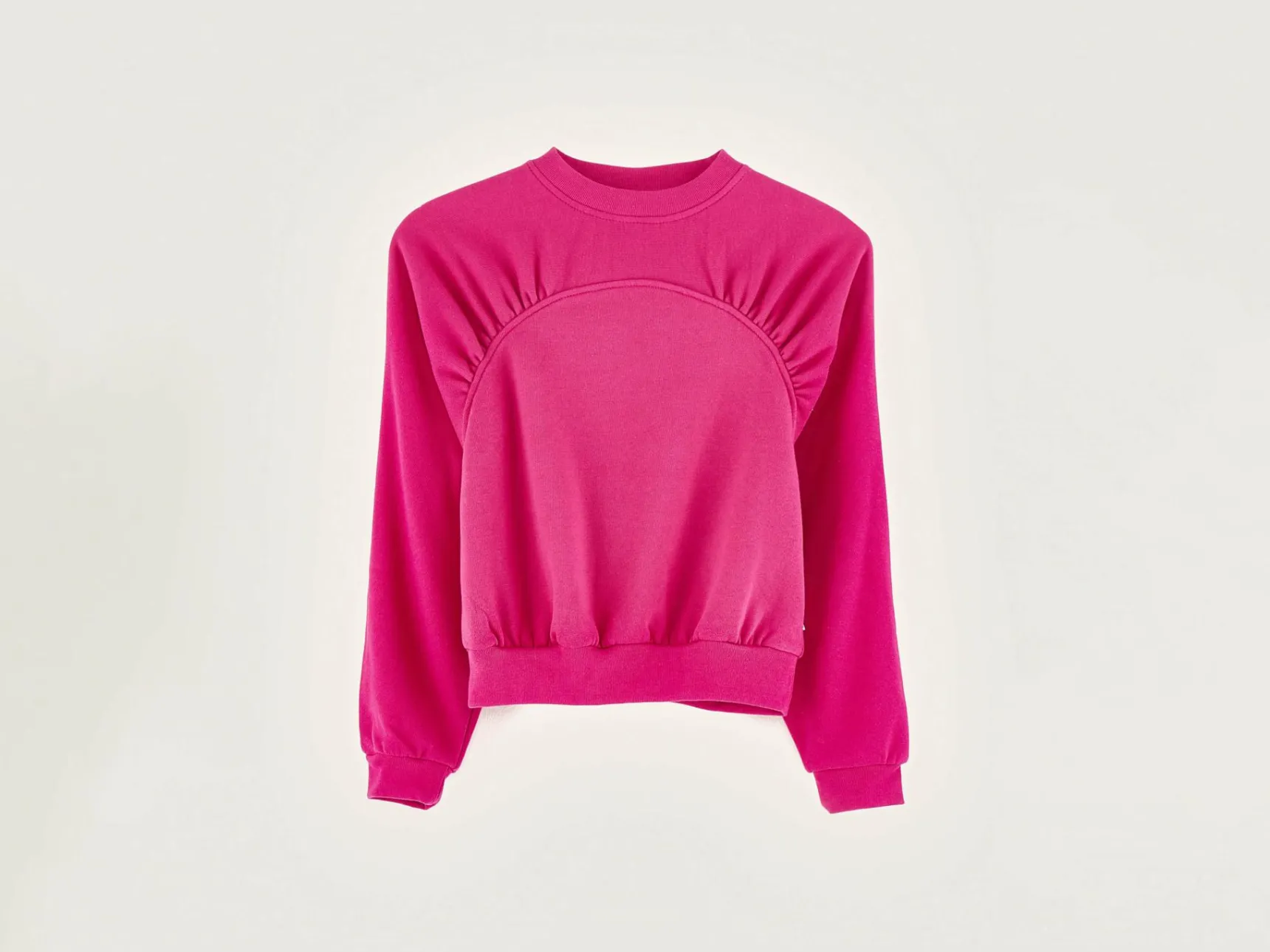 floris-ronde-hals-sweatshirt-QgWAkeSg-0.webp Sale Bellerose Floris Ronde Hals Sweatshirt Fushia