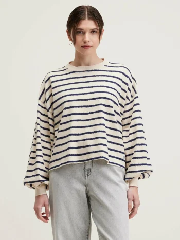 Best Bellerose Franco Pofmouwen T-shirt Antique White