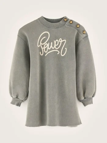 Outlet Bellerose Francy Sweatshirtjurk Black Sand