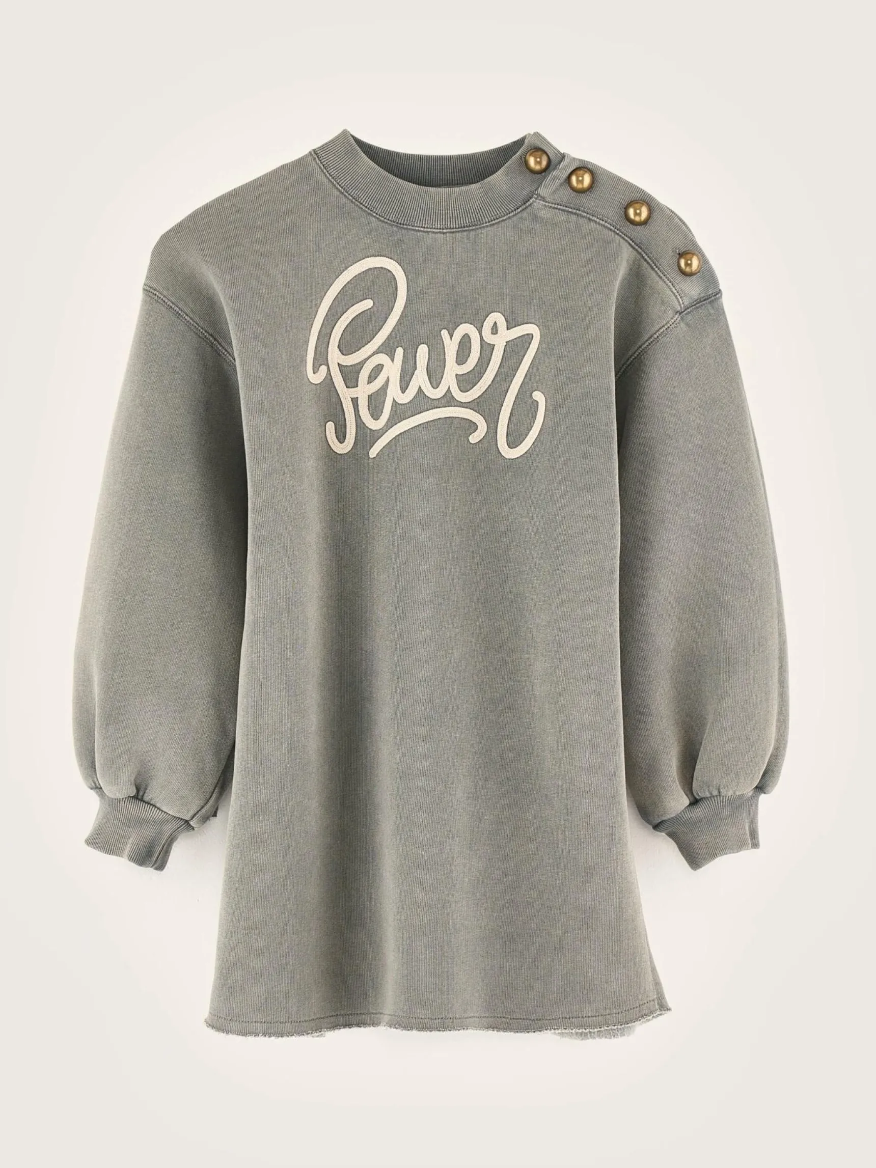 francy-sweatshirtjurk-qNINheqt-1.webp Outlet Bellerose Francy Sweatshirtjurk Black Sand