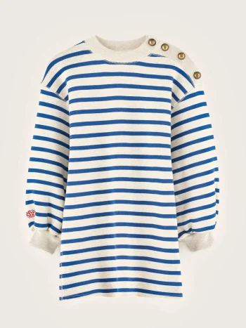 Fashion Bellerose Francy Sweatshirtjurk Ice / Worker