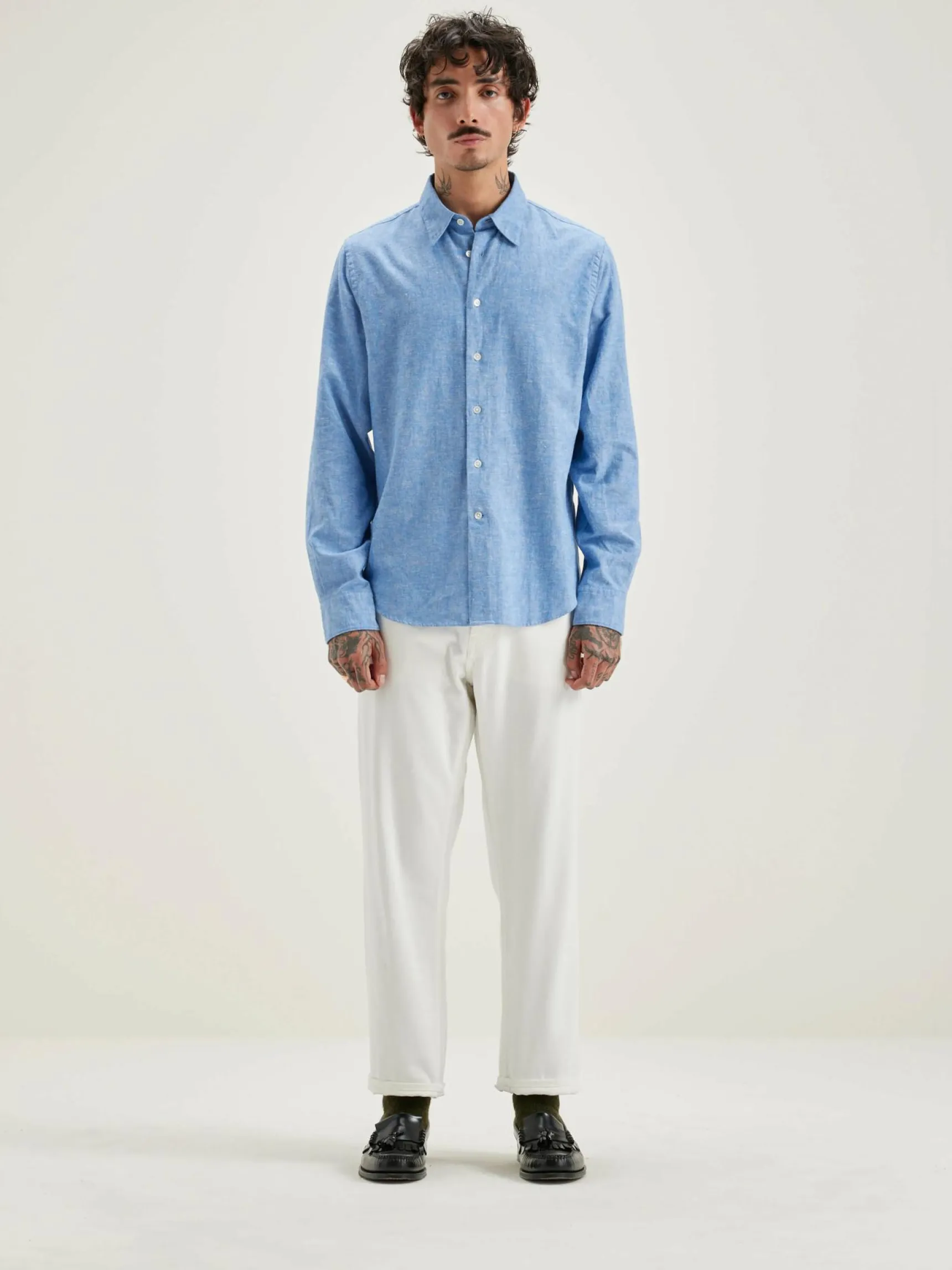 franklin-popeline-hemd-TOuxlzWd-2.webp New Bellerose Franklin Popeline Hemd Blue