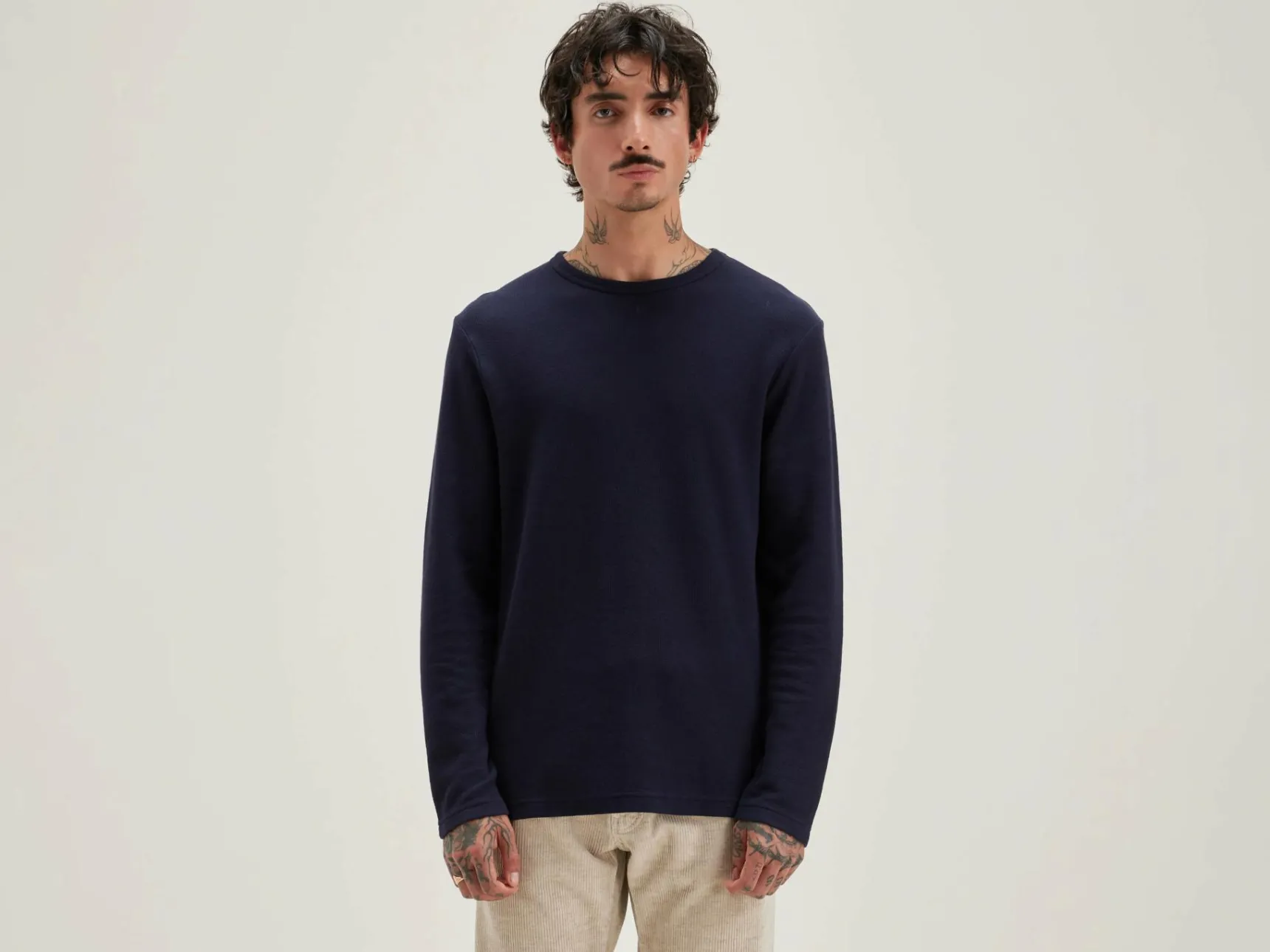 fresh-lange-mouwen-t-shirt-eaHfJbpH-0.webp Sale Bellerose Fresh Lange Mouwen T-shirt Navy