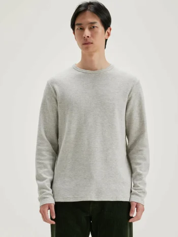 Outlet Bellerose Fresh Lange Mouwen T-shirt Heather Grey