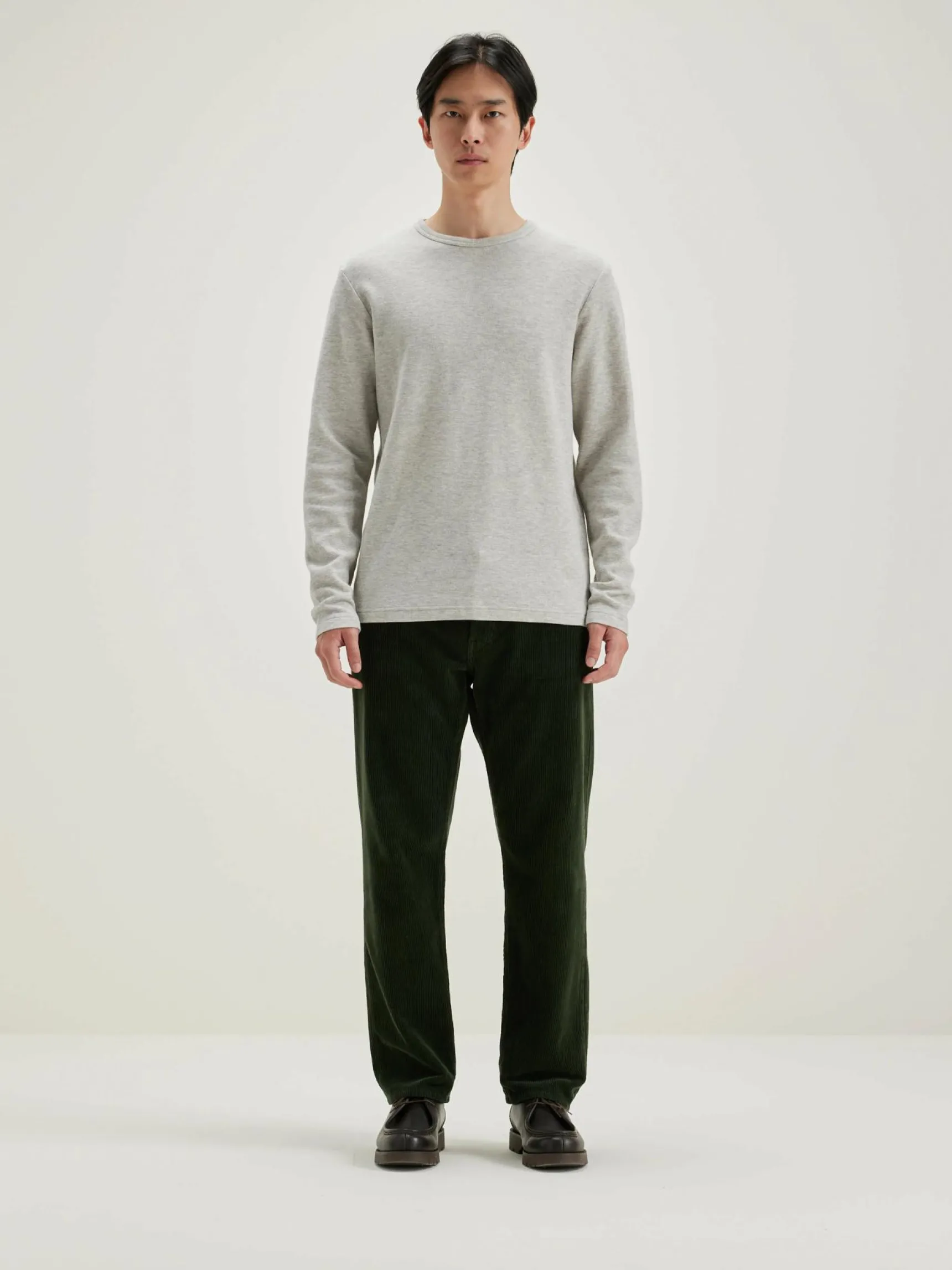 fresh-lange-mouwen-t-shirt-pxKztDrz-2.webp Outlet Bellerose Fresh Lange Mouwen T-shirt Heather Grey