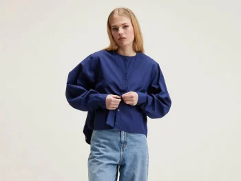 Online Bellerose Galaxy Popeline Hemd Naval